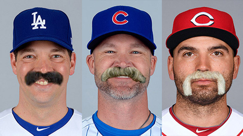 MLB Baseball Mustache Quiz header